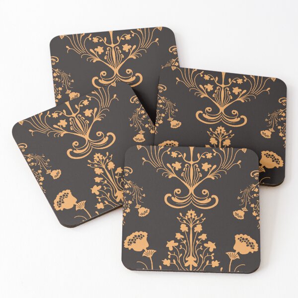 Item preview, Damask floral pattern designed and sold by Karin Schön.
