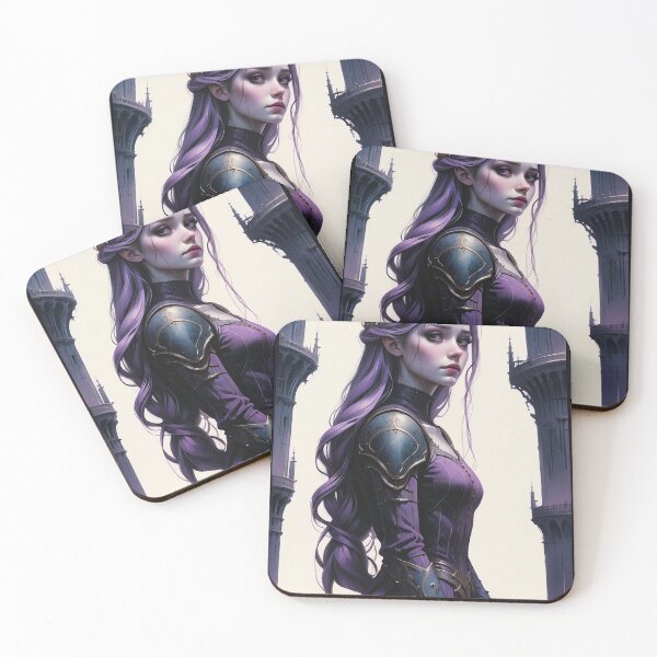 Item preview, anime girl standing on a bridge designed and sold by ShiroStore.