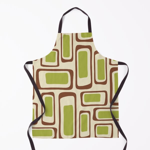 Item preview, Mid Century Modern Abstract Pattern in Brown and Green designed and sold by tonymagnerart.