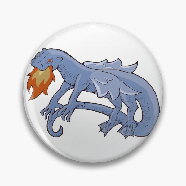 Item preview, Medieval Bestiary Dragon - Blue designed and sold by Gray-Atelier.
