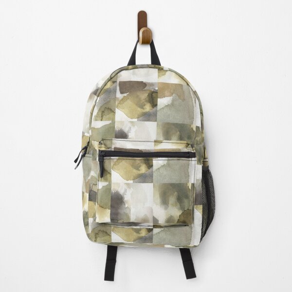 Item preview, Squared handmade watercolor collage gray designed and sold by Alessandro Remo Mazzoni Remotextiles.
