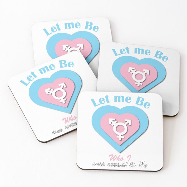 Item preview, Transgender support saying, Let me Be, trans girl, trans boy, pride support equality designed and sold by NobizArtwerkz.