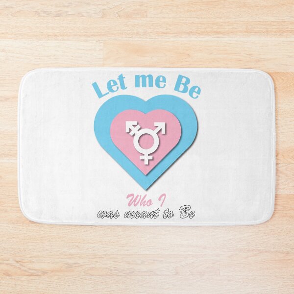 Item preview, Transgender support saying, Let me Be, trans girl, trans boy, pride support equality designed and sold by NobizArtwerkz.