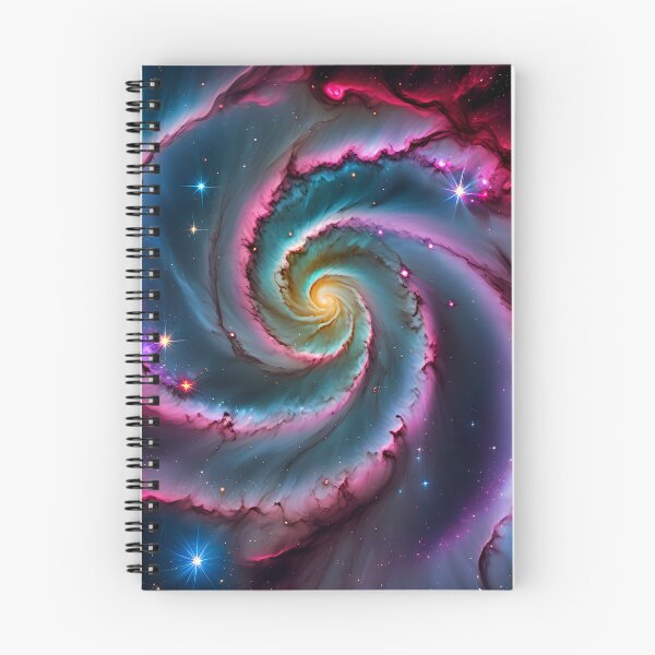 Item preview, Circular spiral colorful galaxy designed and sold by Inspyralia.