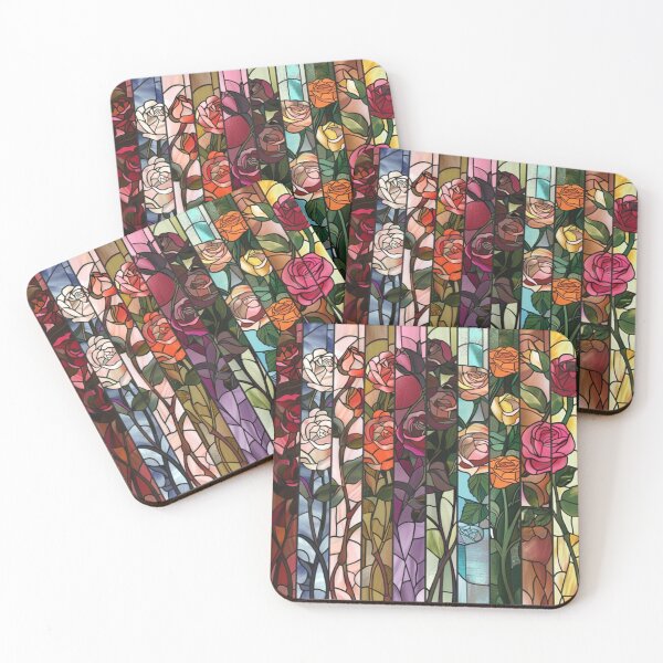 Item preview, Rose Columns #2 - Floral Pattern designed and sold by AiHead.