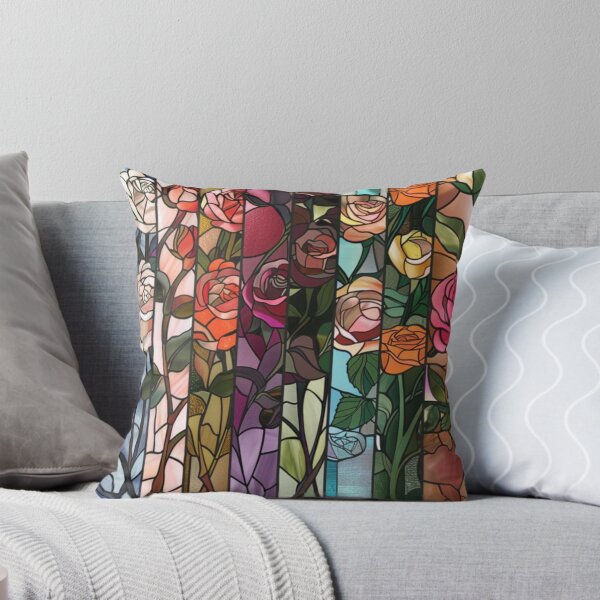 Item preview, Rose Columns #2 - Floral Pattern designed and sold by AiHead.