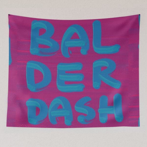 Item preview, BAL DER DASH word art print designed and sold by nataliavandalia.