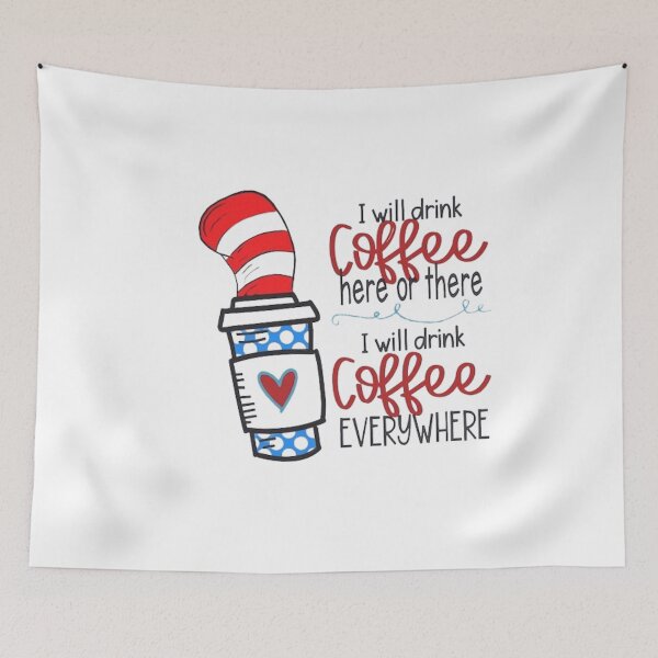 Item preview, I'll Drink Coffee Here or There, Funny Coffee Saying Coffee Essential T-Shirt designed and sold by NIZAR  din⭐⭐⭐⭐⭐.