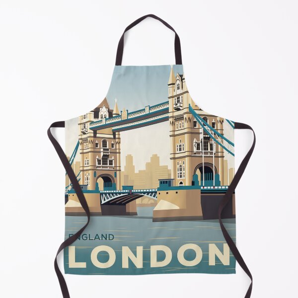 Item preview, Vintage Retro Travel Poster London Tower Bridge - England designed and sold by artra-shop.