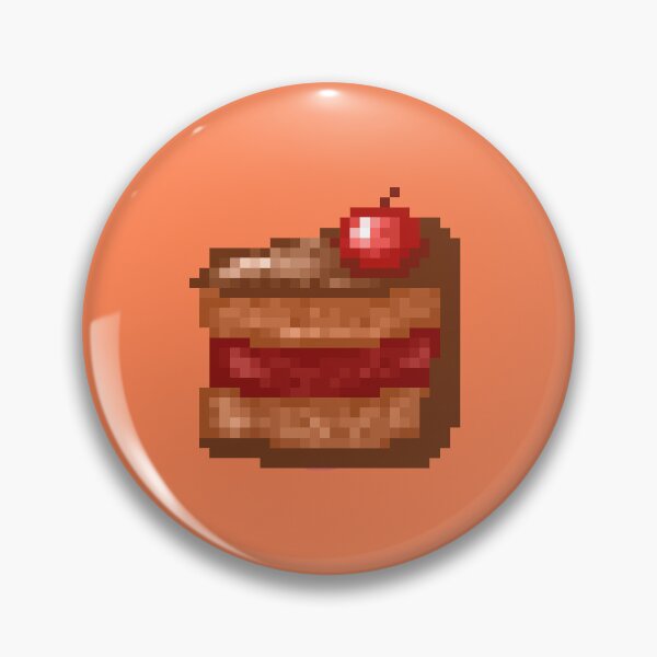 Item preview, Chocolate Cherry Cake Cute Pixel Art designed and sold by ediebitty.