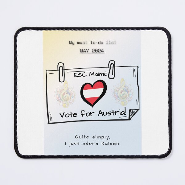 Item preview, EUROVISION SONG CONTEST 2024, VOTE FOR AUSTRIA designed and sold by CreativeBizarre.