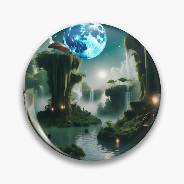 Item preview, Magical world landscape designed and sold by Inspyralia.