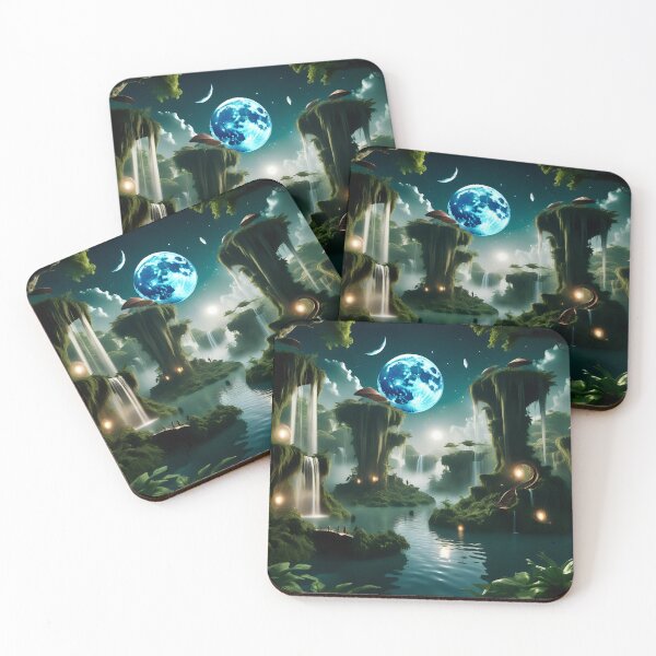 Item preview, Magical world landscape designed and sold by Inspyralia.