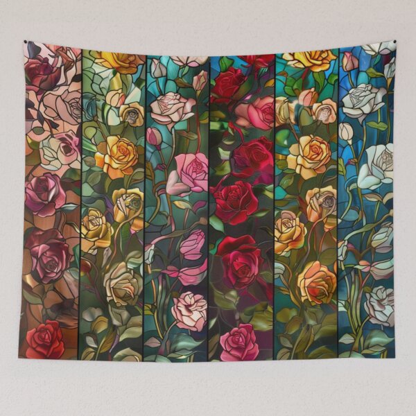 Item preview,  Rose Columns #3 - Floral Pattern designed and sold by AiHead.