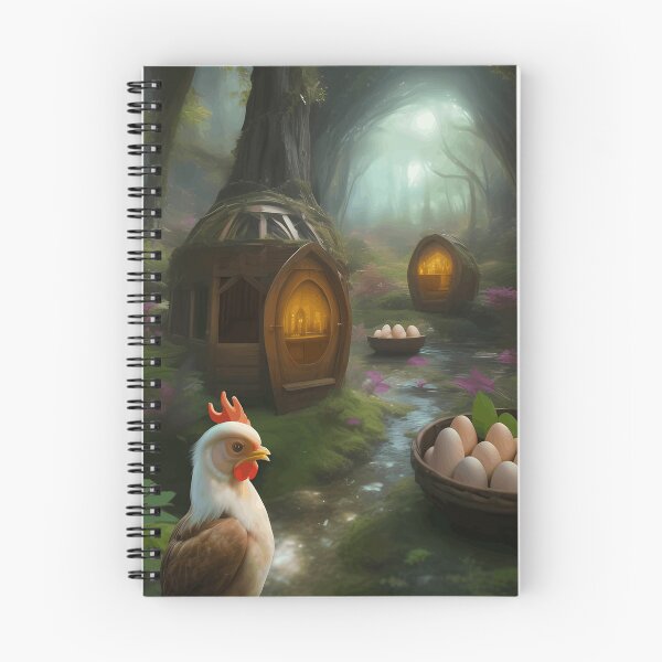 Item preview, Enchanted Chicken Hatchery designed and sold by WAJFashionArt.