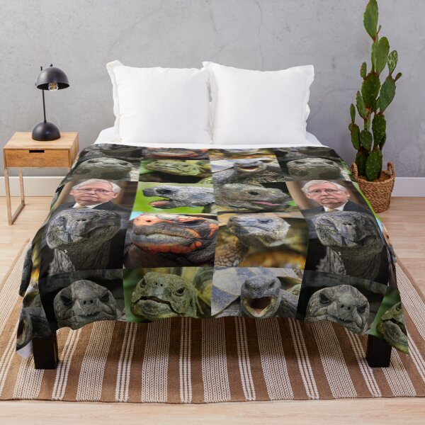 Item preview, Great Turtles and Mitch McConnell Collage designed and sold by Thelittlelord.