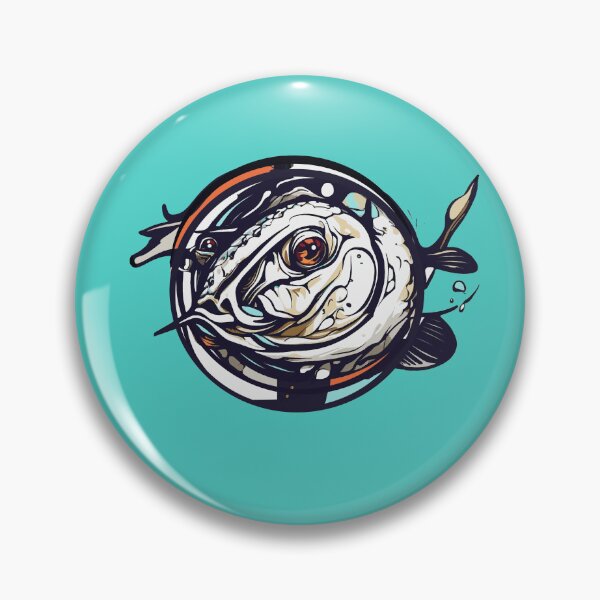 Item preview, Tarpon's Visage Caught in a Round Wormhole of Time and Space designed and sold by markmm9.