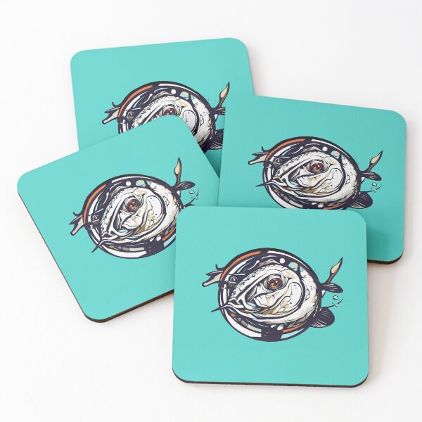 Item preview, Tarpon's Visage Caught in a Round Wormhole of Time and Space designed and sold by markmm9.