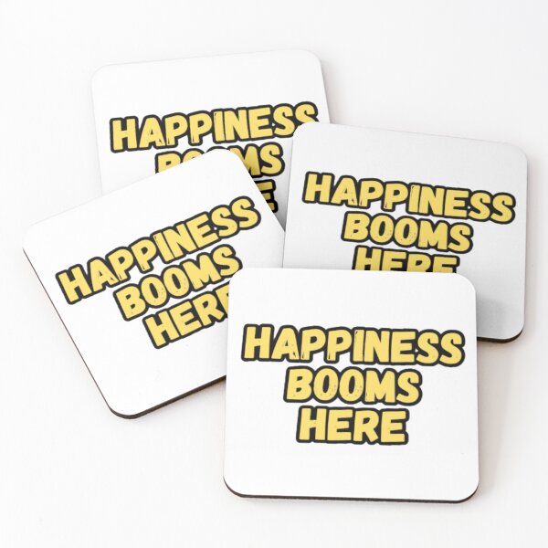 Item preview, Happiness booms here designed and sold by CapriCreatives.