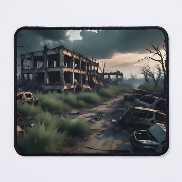 Item preview, Post-apocalyptic ruins landscape designed and sold by Inspyralia.