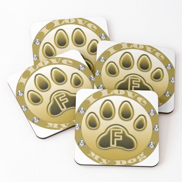 Item preview, Love Dog "F" designed and sold by RAA-Logo-Image.