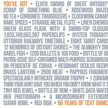 Artwork thumbnail, Text Adventure Inventory by aaronareed