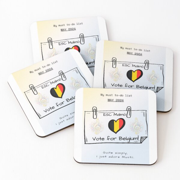 Item preview, EUROVISION SONG CONTEST 2024, VOTE FOR BELGIUM designed and sold by CreativeBizarre.