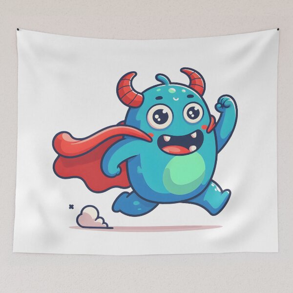 Item preview, Kawaii Monster: Cape designed and sold by CanvasCutie.