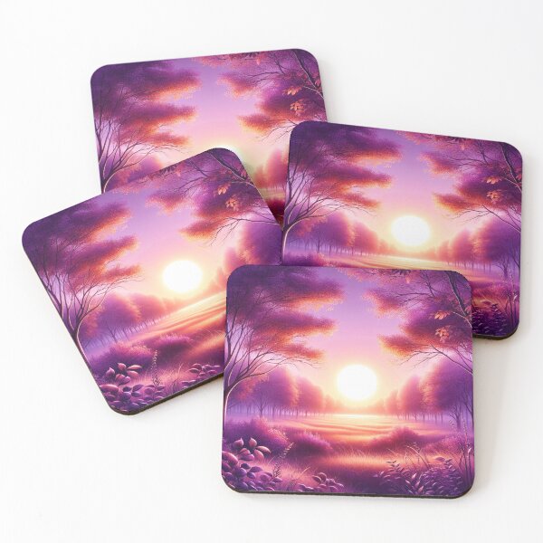 Item preview, Beautiful sunset in the forest. designed and sold by moni0490.