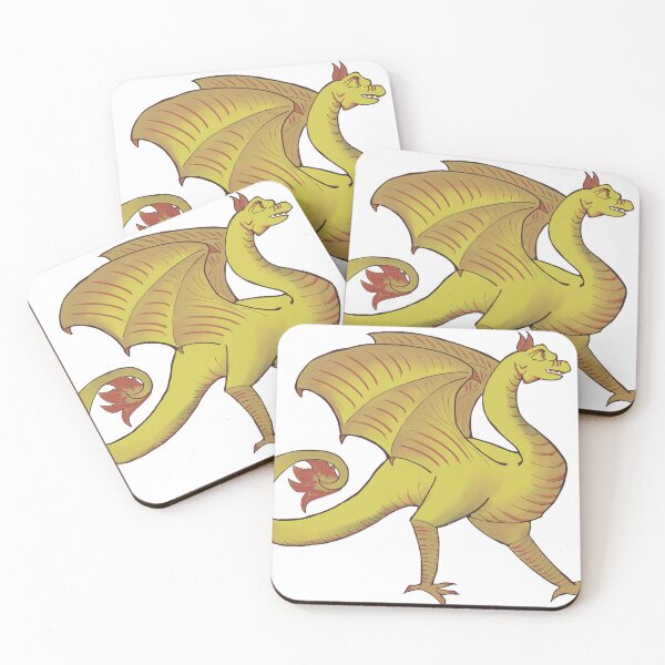 Item preview, Medieval Bestiary Dragon - Yellow designed and sold by Gray-Atelier.
