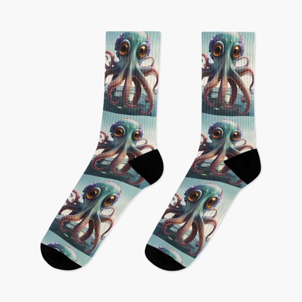 Item preview, Cute 3D Cartoon Style Octopus designed and sold by TheArtOfPat.