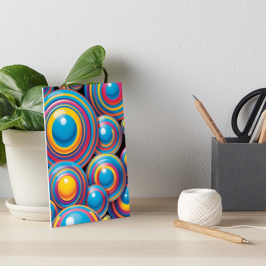 Item preview, Art Board Print designed and sold by BubbleTextBox.
