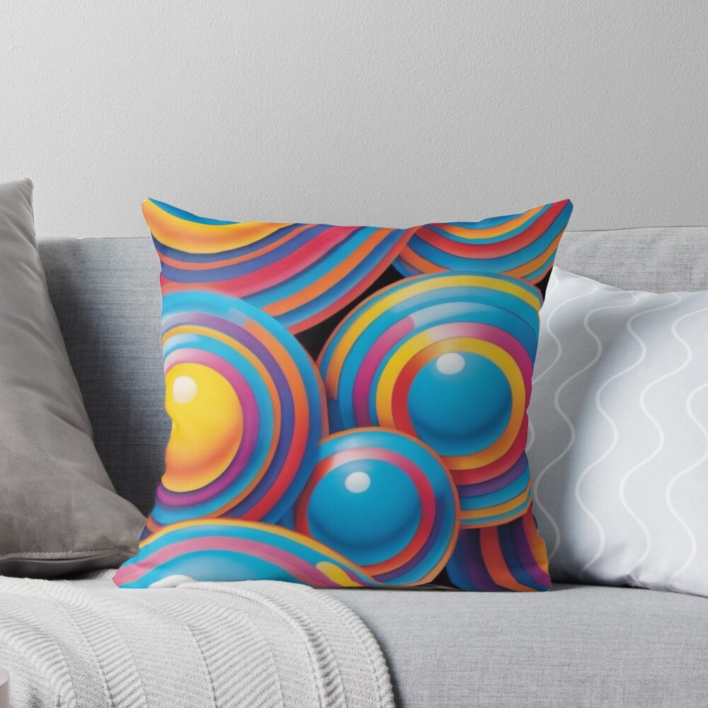 Item preview, Throw Pillow designed and sold by BubbleTextBox.