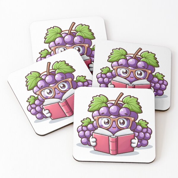 Item preview, Uvas Kawaii: Con Gafas designed and sold by CanvasCutie.