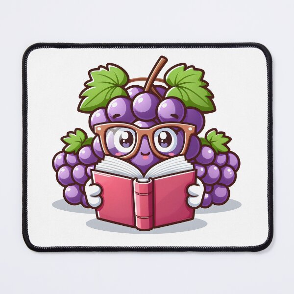 Item preview, Kawaii Grapes: Wearing Glasses designed and sold by CanvasCutie.