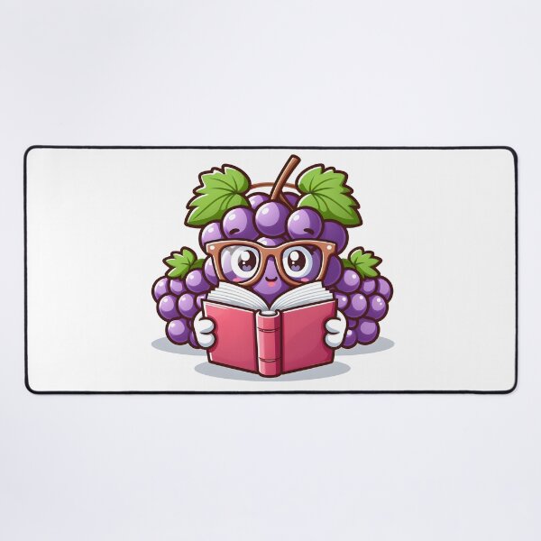 Item preview, Kawaii Grapes: Wearing Glasses designed and sold by CanvasCutie.