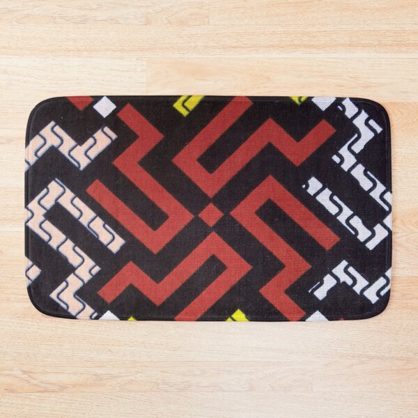 Item preview, brown yellow black print designed and sold by textileprint.