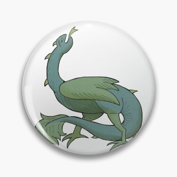 Item preview, Medieval Bestiary Dragon - Green designed and sold by Gray-Atelier.