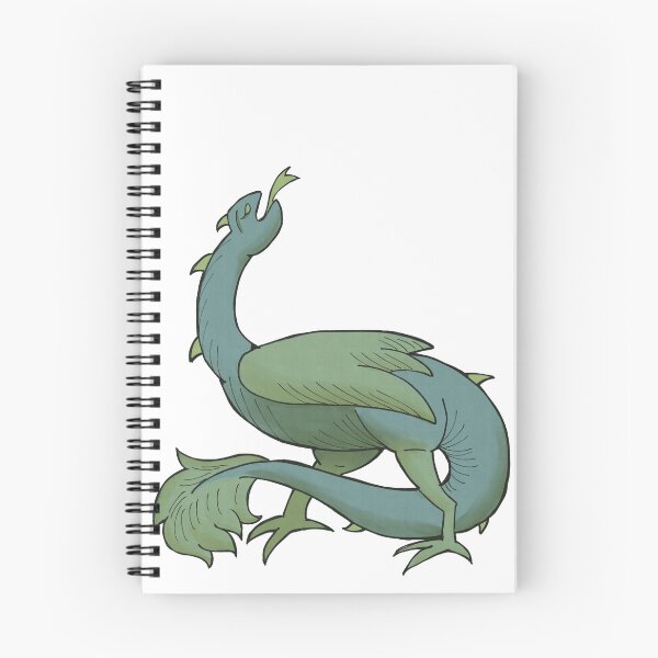 Item preview, Medieval Bestiary Dragon - Green designed and sold by Gray-Atelier.