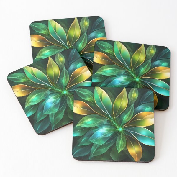 Item preview, Abstract drawing of multicolored leaves designed and sold by Super-Fox.