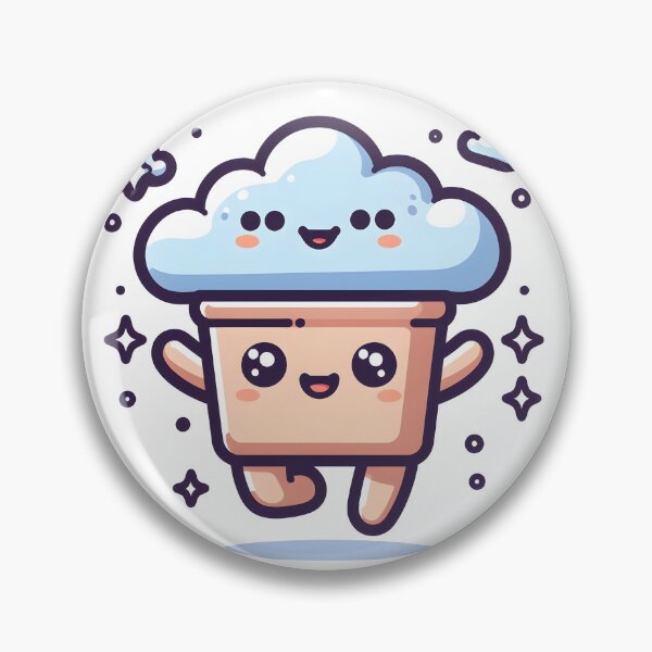 Item preview, Kawaii Kawaii Golem With Cloud Hat designed and sold by CanvasCutie.
