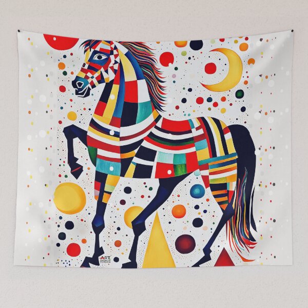 Item preview, Horse deometric with dots designed and sold by nataliakuruch.