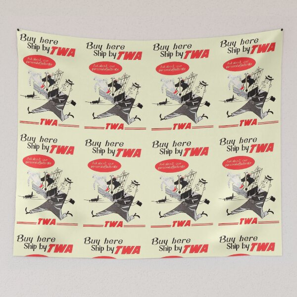 Item preview, TWA Vintage Ad designed and sold by Le-Freak.