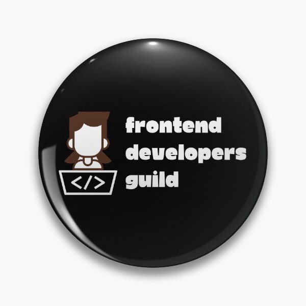 Item preview, Frontend Developer Guild designed and sold by RobMakesMerch.