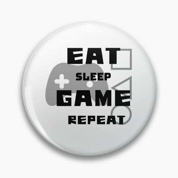 Item preview, Eat Sleep Game Repeat designed and sold by Zentee-s.