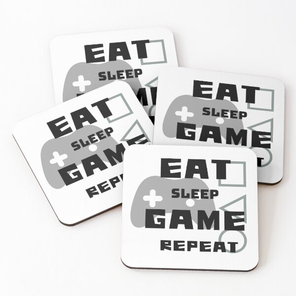 Item preview, Eat Sleep Game Repeat designed and sold by Zentee-s.