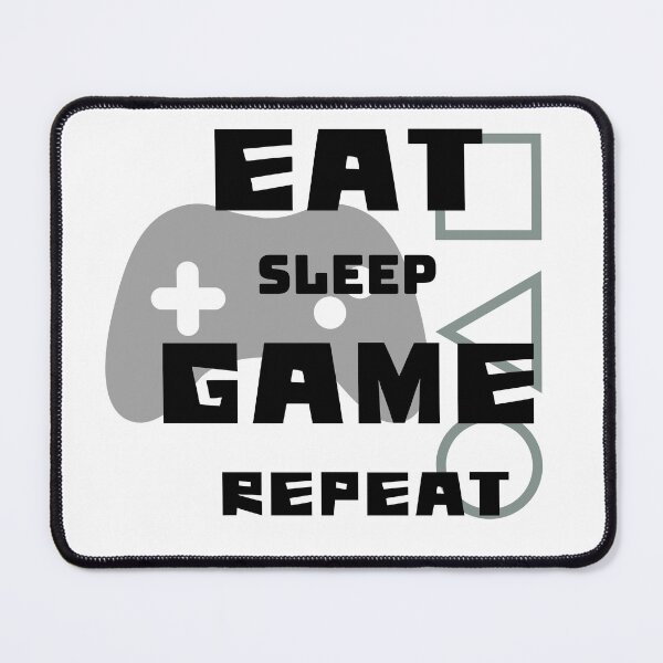 Item preview, Eat Sleep Game Repeat designed and sold by Zentee-s.