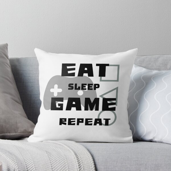 Item preview, Eat Sleep Game Repeat designed and sold by Zentee-s.