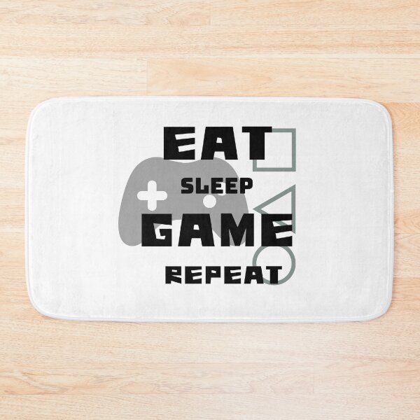 Item preview, Eat Sleep Game Repeat designed and sold by Zentee-s.