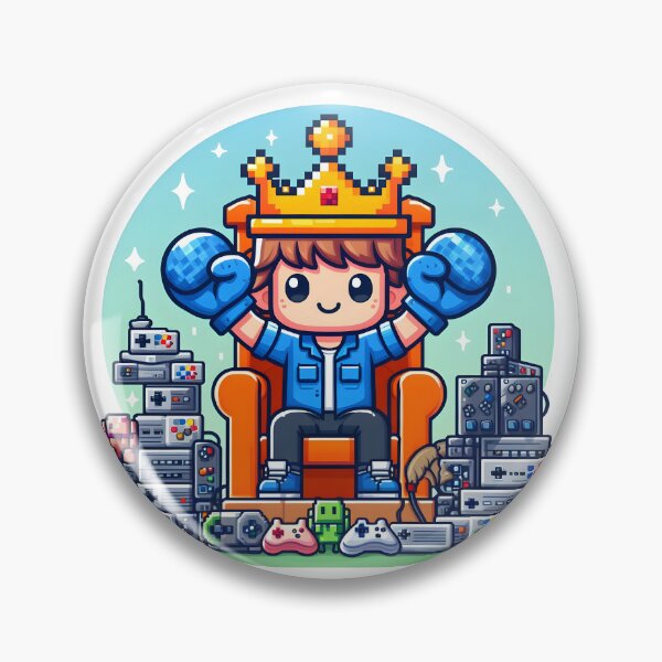Item preview, Kawaii Game Developer With Pixelated Gloves designed and sold by CanvasCutie.